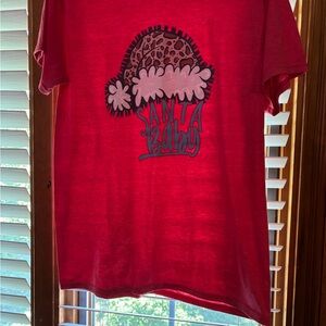Gildan Red T-Shirt Christmas New Size M